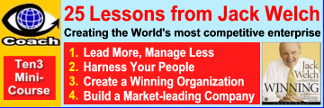 25 Lessons from Jack Welch (Ten3 Mini-course)