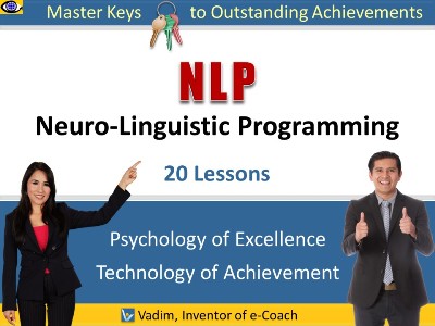 NLP course download buy PowerPoint slides for trainers, e-book for self-learners
