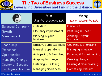 Tao of Business Success (Yin and Yang of Business Success)